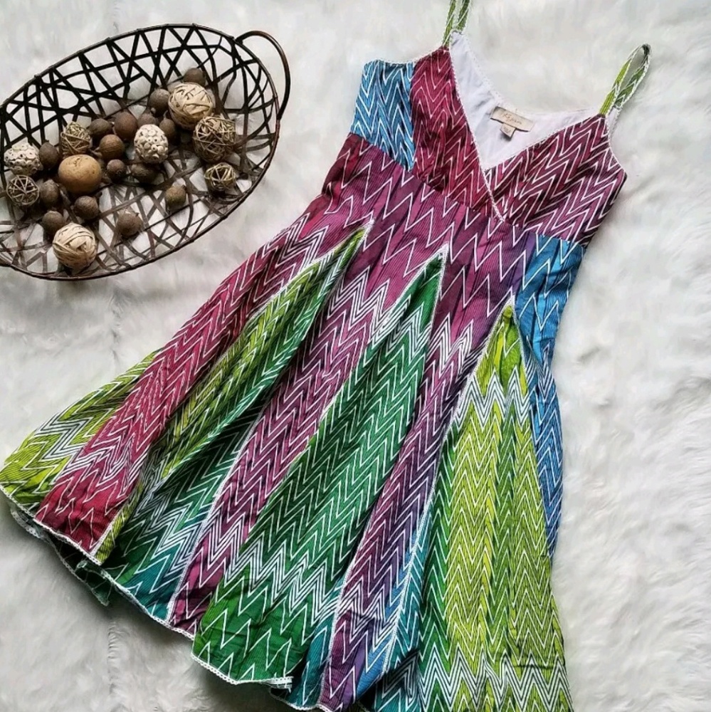 Kyra multicolor spaghetti strap sundress